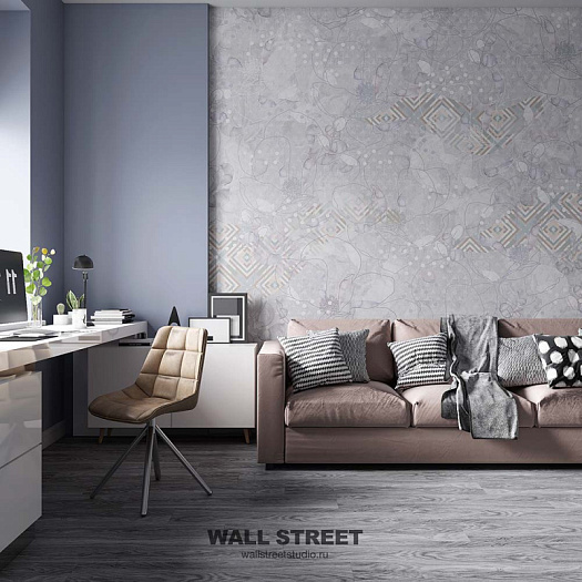 Фотообои в интерьере артикул Pattern Flower 7, ЦВЕТОЧНЫЙ ПАТТЕРН / PATTERN FLOWER, Wall street